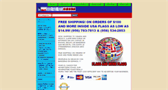 Desktop Screenshot of flagsandmoreflags.com